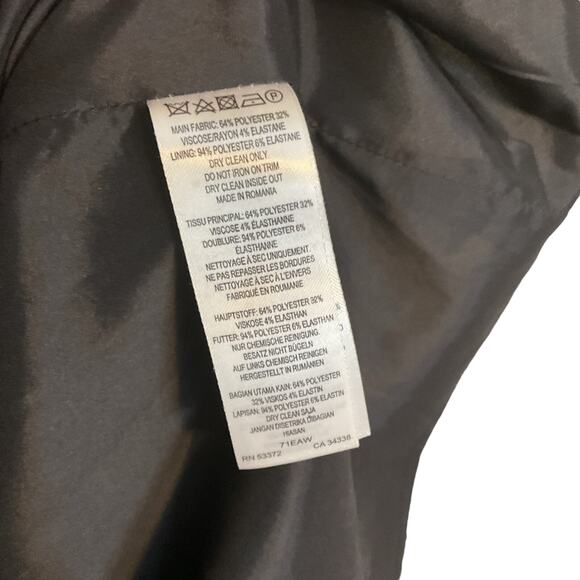 French Connection Women's Dress SZ 2 Black Mini w/ Attach Necklace Formal - Picture 13 of 13